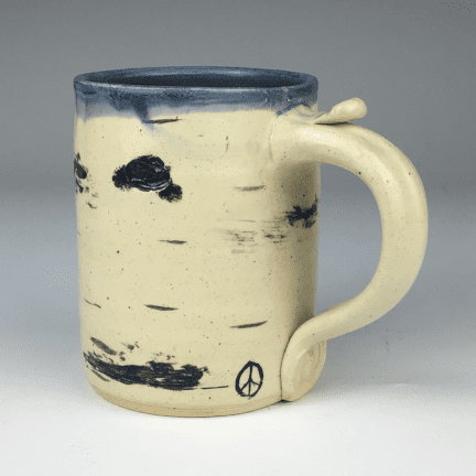 Alternative view of "Peace" Birch Mug