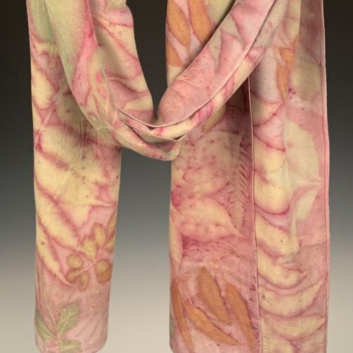 Alternative view of Botanical Print Scarf - Wool/Silk Blend