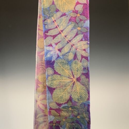 Botanical Print Scarf - Wool