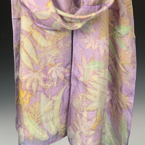Alternative view of Botanical Print Scarf - Silk