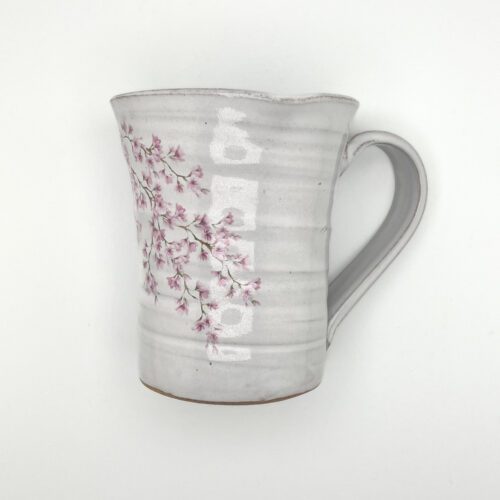 Cherry Blossom Heart Mug