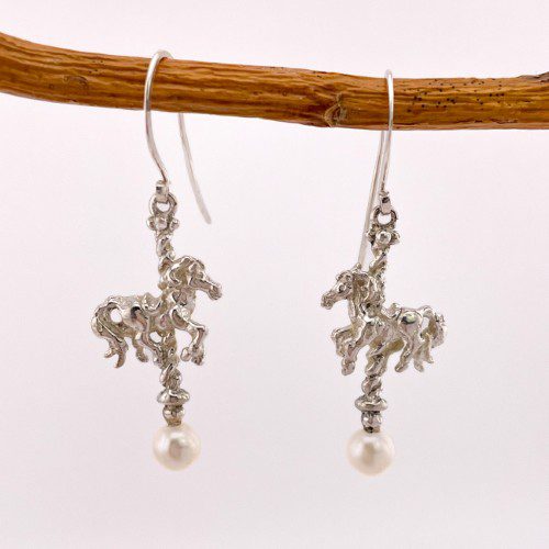 Carousel Horse Earrings