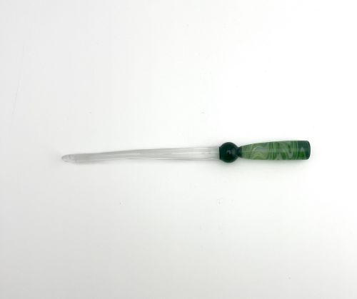 Glass Magic Wand Green