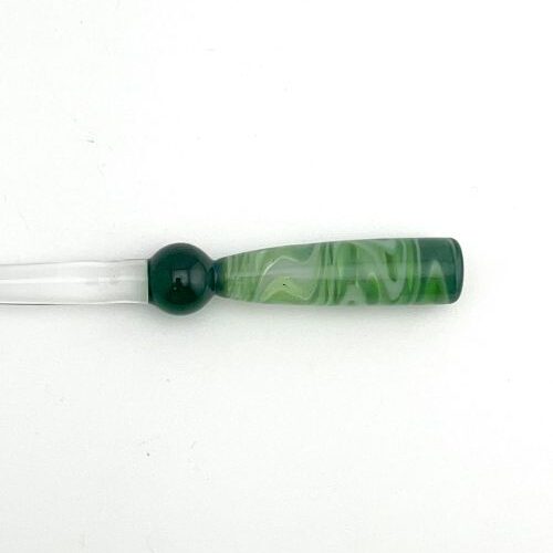 Alternative view of Glass Magic Wand Green