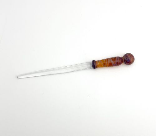 Glass Magic Wand Amber