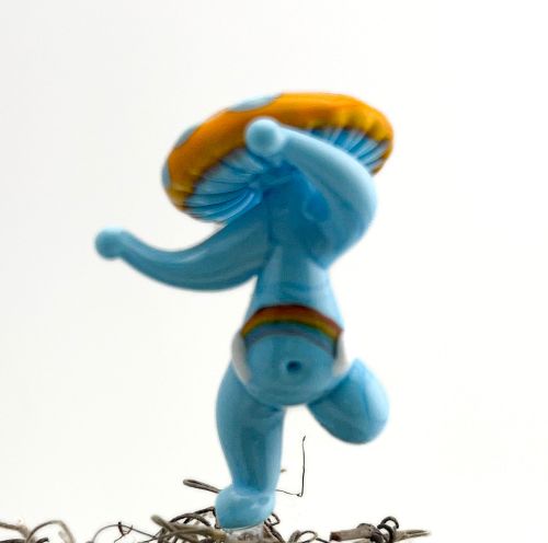 Rainbow Belly Mushroom Plant Stake