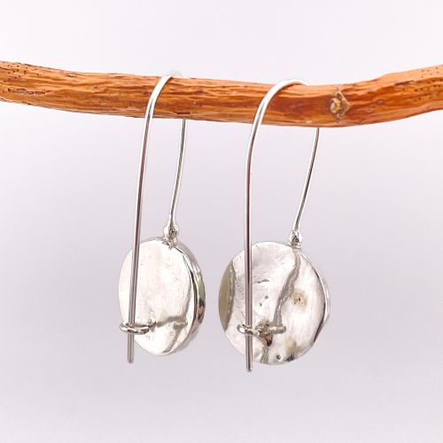 Alternative view of Sterling Silver Swirl Dangle Earrings