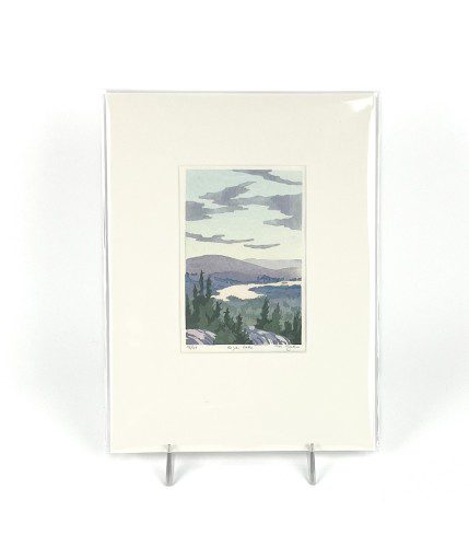 "Kezan Lake" Woodblock Print