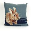 Repurposed Blue Bunny Pillow
