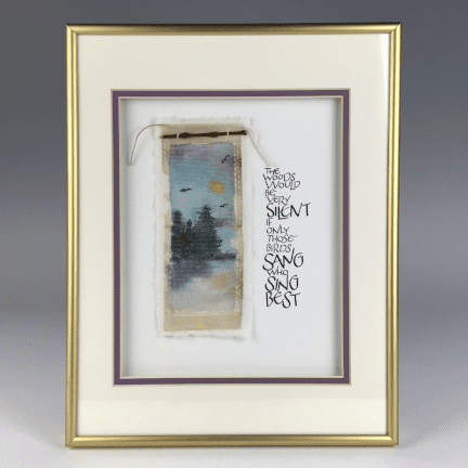 Framed Mixed Media Piece