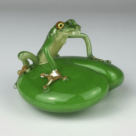 Glass Frog on Lilypad