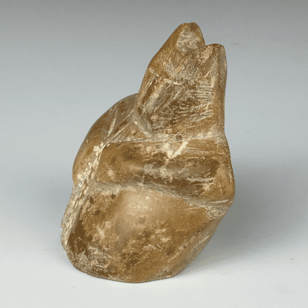 Alternative view of Tiny Alabaster Cat Sculpture