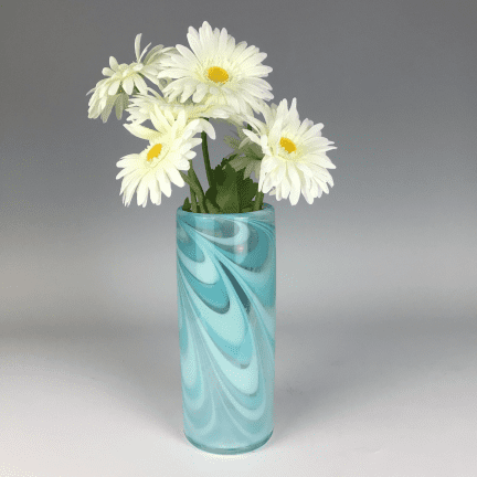 Glass "Waves" Vase