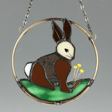 Stained Glass Bunny
