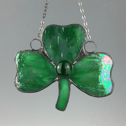 Stained Glass Shamrock