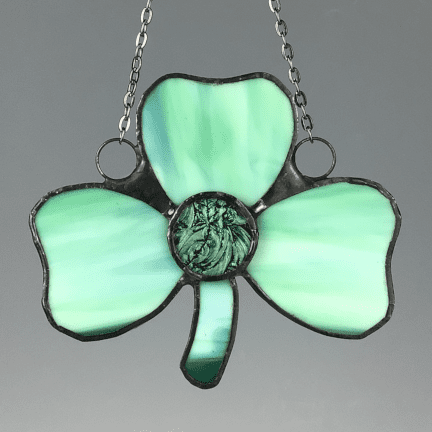 Stained Glass Shamrock