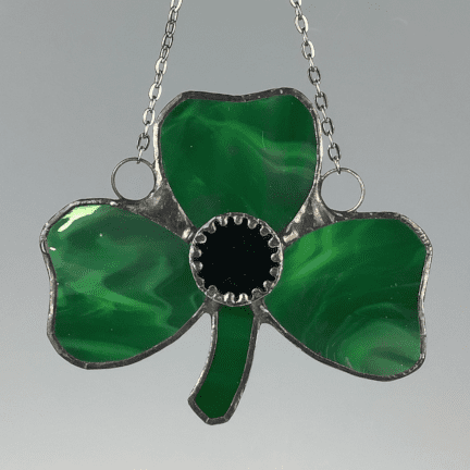 Stained Glass Shamrock