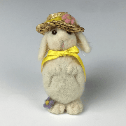 Felted Spring Bunny