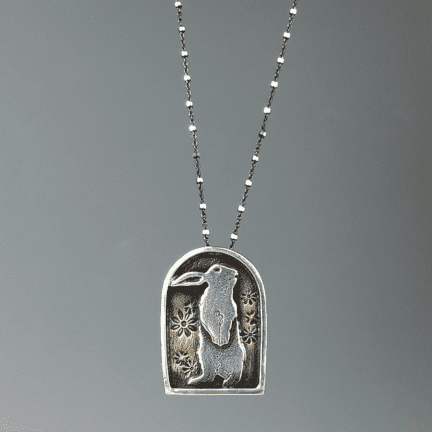 Alternative view of Bunny Pendant