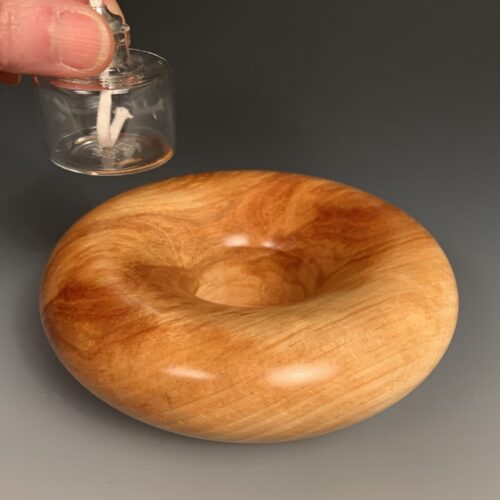 Alternative view of Dancing Oil Lamp - White Birch