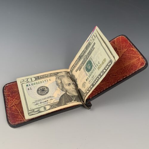 Alternative view of Natural Leather Wallet with Money Clip