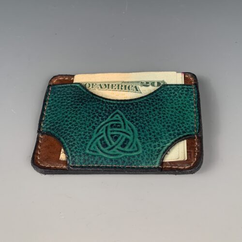 Alternative view of Turquoise Leather Cash & Card Wallet
