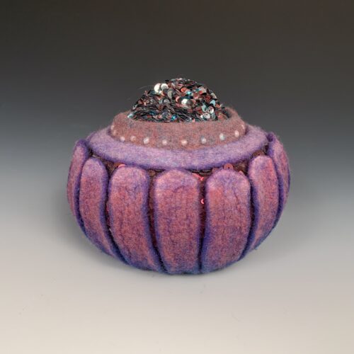 Alternative view of Purple Petal Sculpture