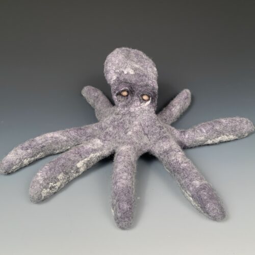 Octopus Finger Puppet / Sculpture