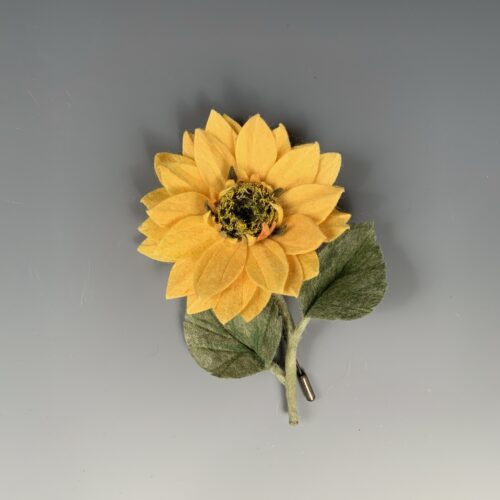 Ukrainian Sunflower Pin