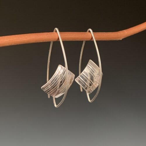 Alternative view of Sterling Levitating Earrings