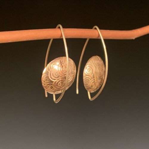 14K Gold Levitating Earrings