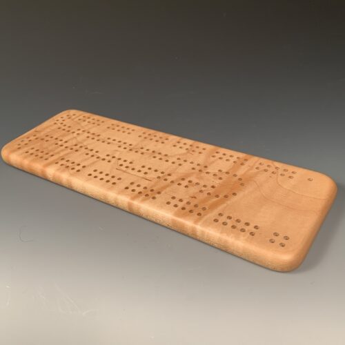 Maple 2-Lane Cribbage Board