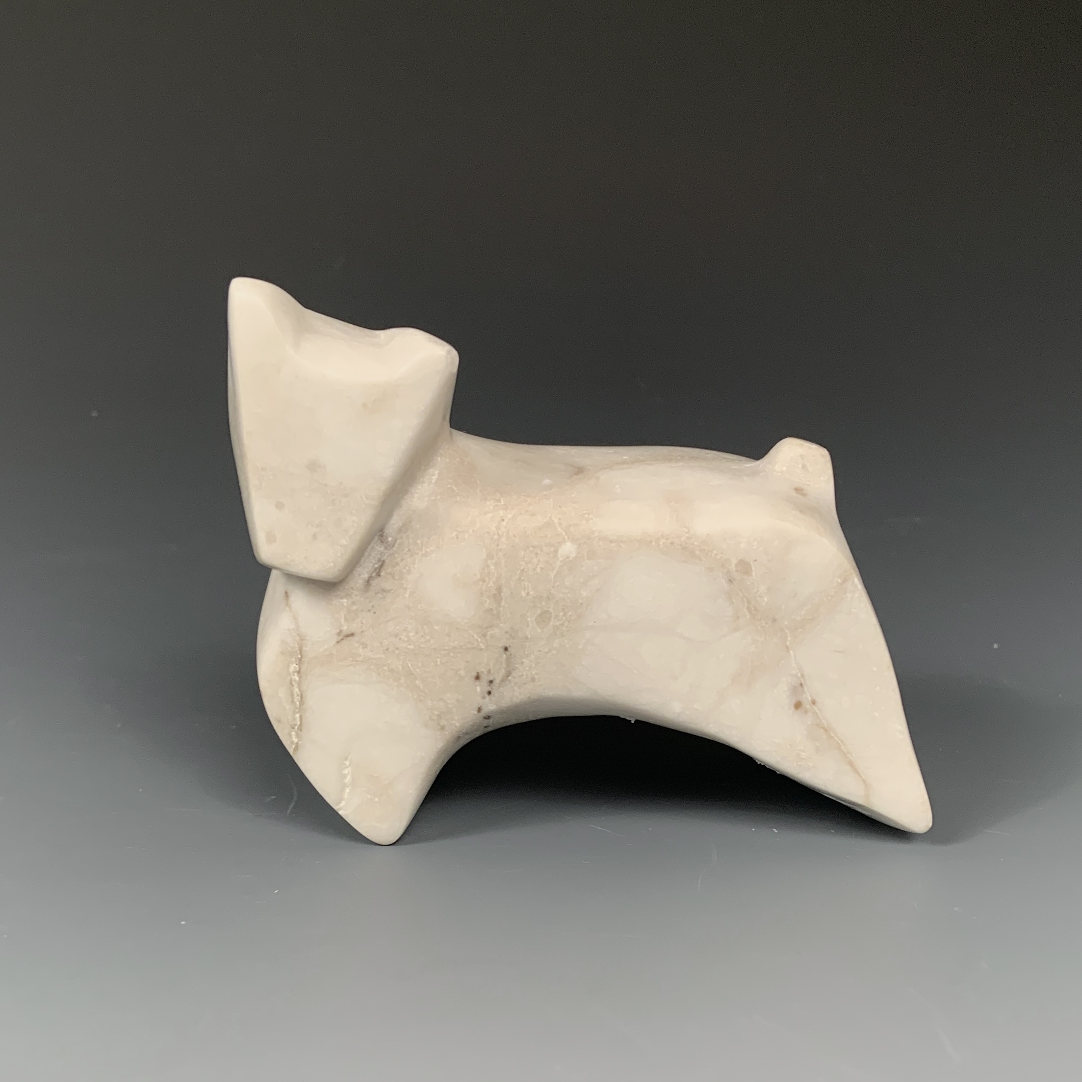 Frolicking Dog Sculpture