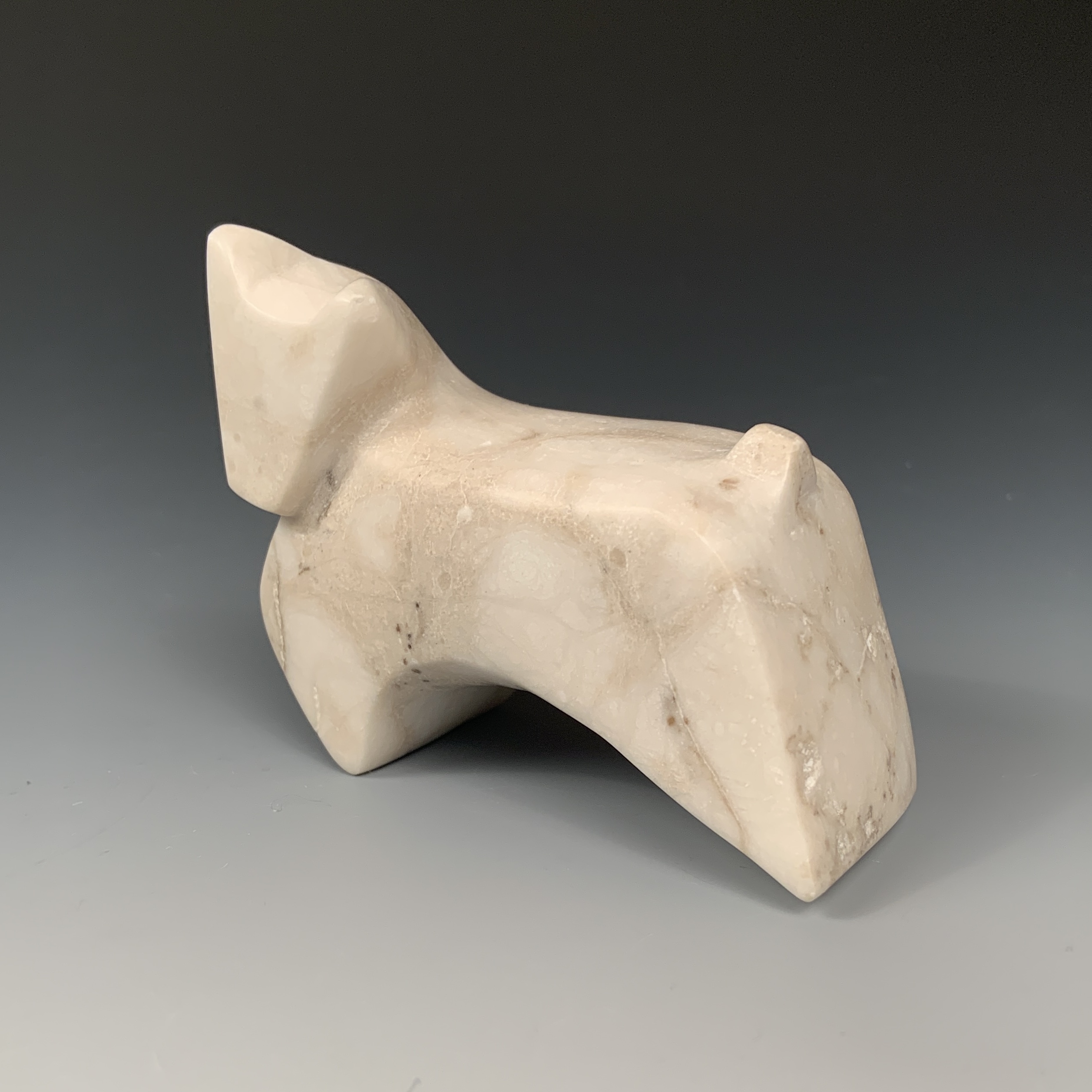 Alternative view of Frolicking Dog Sculpture