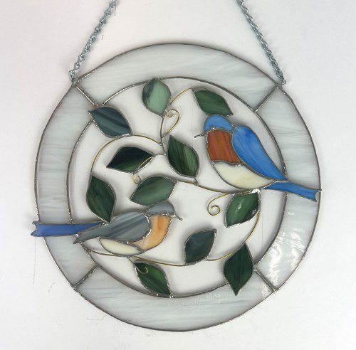 Bluebird Stained Glass