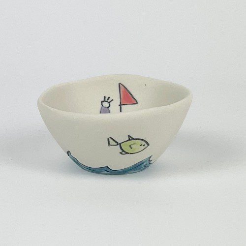 Alternative view of Story Bowl - Sailboat
