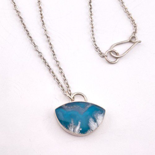 Alternative view of Cloud Agate Pendant