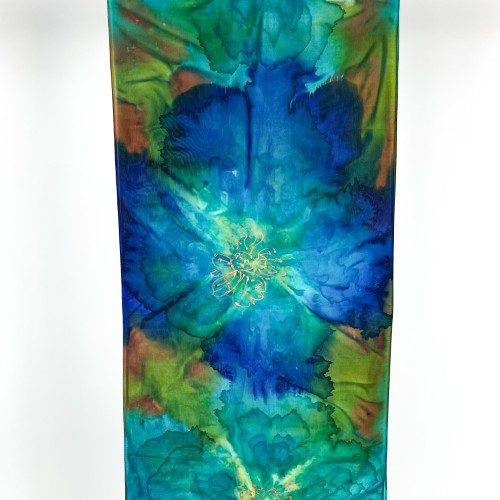 Silk Floral Scarf