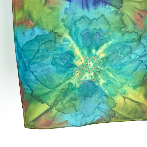 Alternative view of Silk Floral Scarf