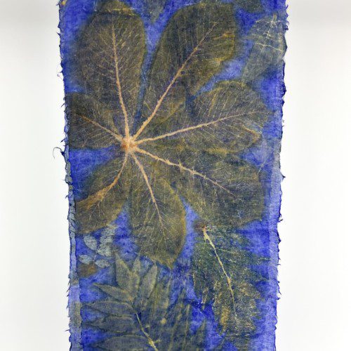 Botanical Printed Wool Gauze Scarf