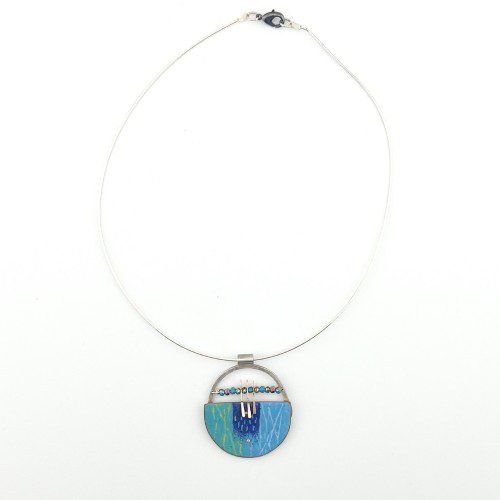 Alternative view of Enameled Necklace