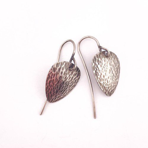 Alternative view of Sterling Petals Dangle Earrings