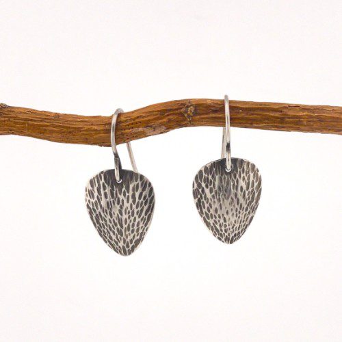 Sterling Petals Dangle Earrings