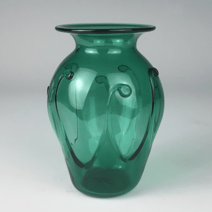 Small Green Glass Vase