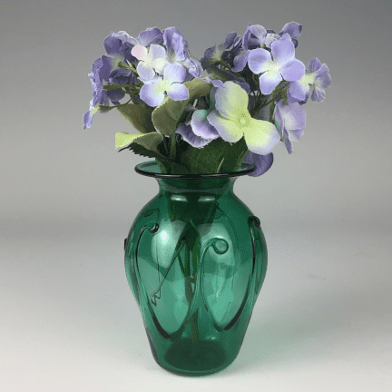 Alternative view of Small Green Glass Vase