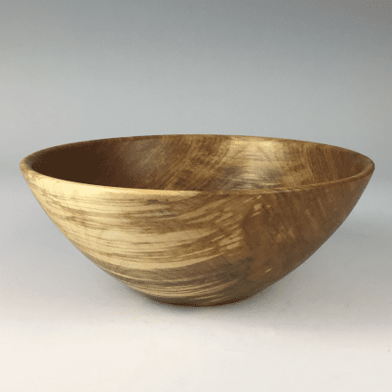 Hand-Turned Spalted Birch Bowl