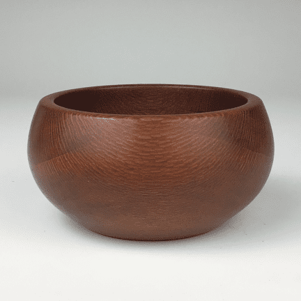 Hand-Turned Leopard Wood Bowl