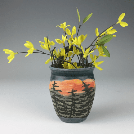 Alternative view of Sunset Wall Vase