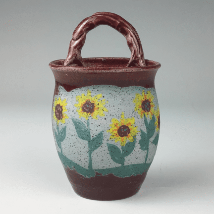 Sunflower Wall Vase