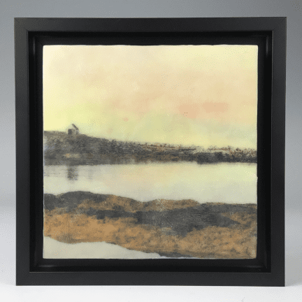 "Saltwater Inlet" Encaustic